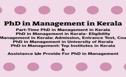 phd in management kerala