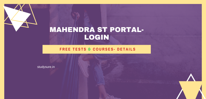 mehendra st portal. Mahendra ST Portal