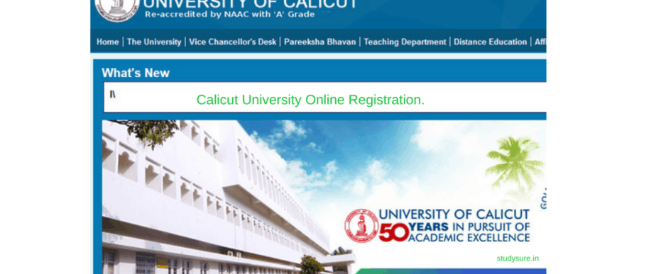 calicut-university-online-application
